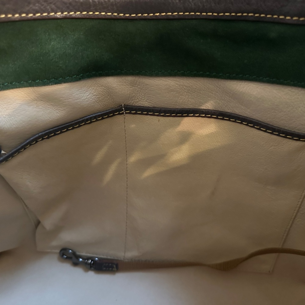 Dooney and Bourke “Heritage Edition” Large Amelie Shoulder Bag - Navy - Picture 4 of 7